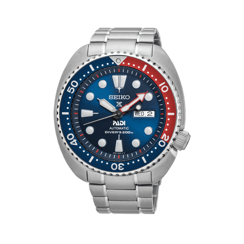 Seiko Men's Prospex PADI Blue Silver Stainless Steel Watch SRPA21K1 csbedford