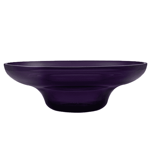 Nude Glass Heads Up Bowl Purple Csbedford