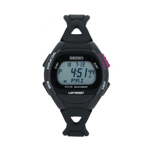 Unisex Seiko Superrunner Solar Alarm Chronograph Watch SBEF001J