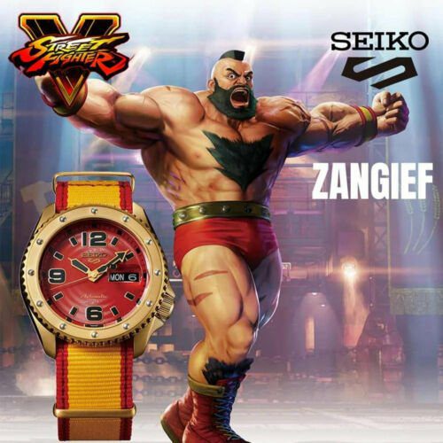Seiko Street Fighter Zangief Watch | C S Bedford Jewellers