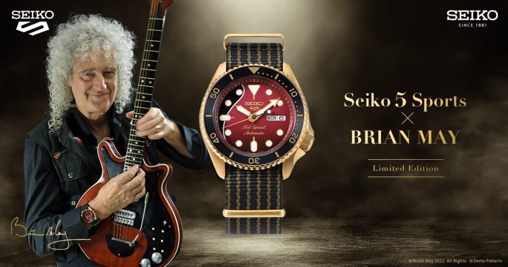 Brian May Limited Edition Seiko 5 Sports Watch | C S Bedford